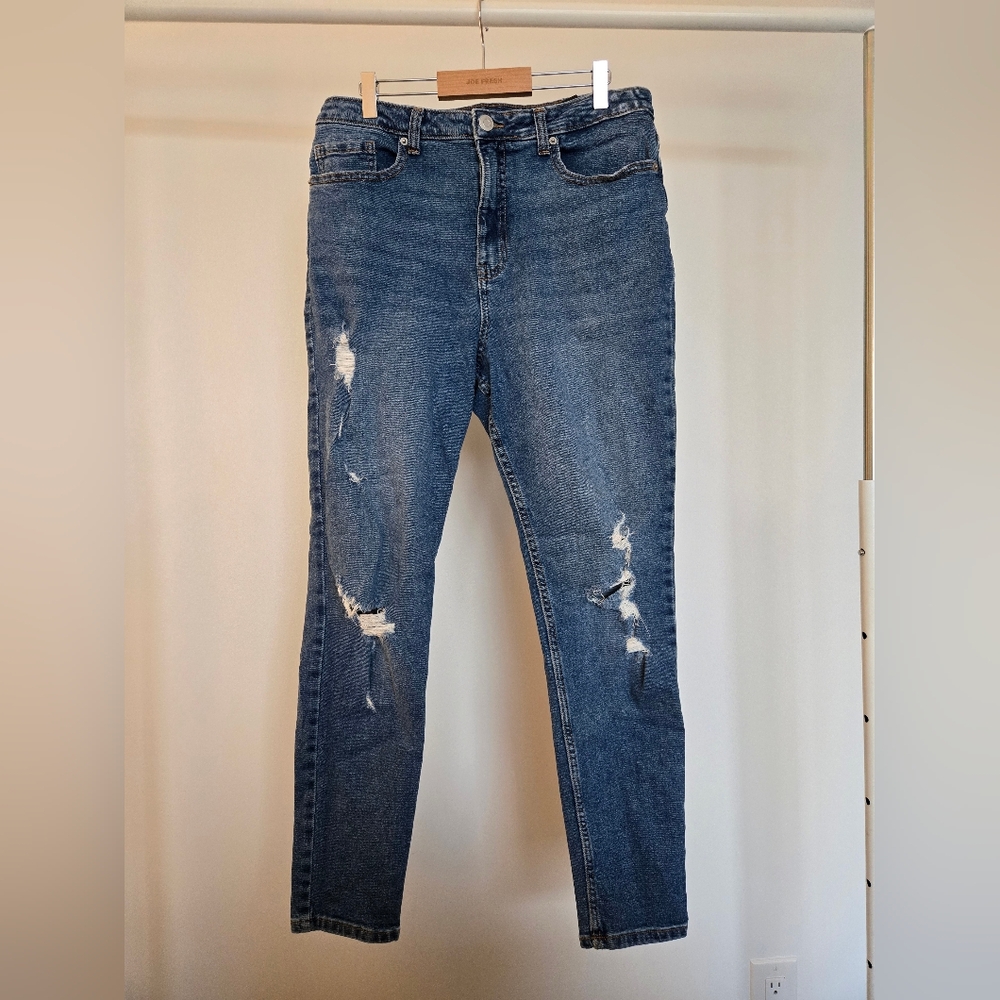NOBO Women's Distressed Denim Jeans
